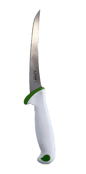 ZEdge Ergo 5" Curved Boning Knife (Green)